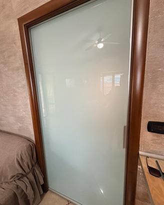 Porta a scrigno in vetro