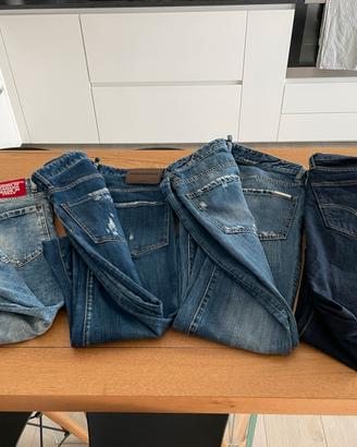 4 paia di Jeans taglia 46