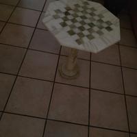 Tavolino da gioco Ottagonale in Marmo/Onice - Scac