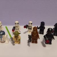 Lego lotto set starwars con minifigure