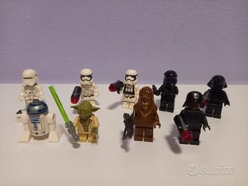 Lego lotto set starwars con minifigure