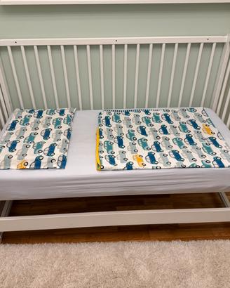 Letto bambini con sponde  +materasso