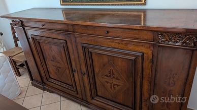 Madia sala legno noce classico