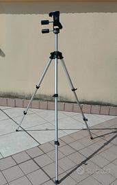 Treppiede Manfrotto 190 con Testa Manfrotto 029