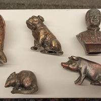 5 fermacarte da collezione vintage