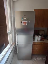 Frigorifero Whirlpool grigio metallizzato 