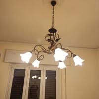 lampadario in ferro