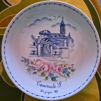 Piatto dipinto a mano Casorate Sempione