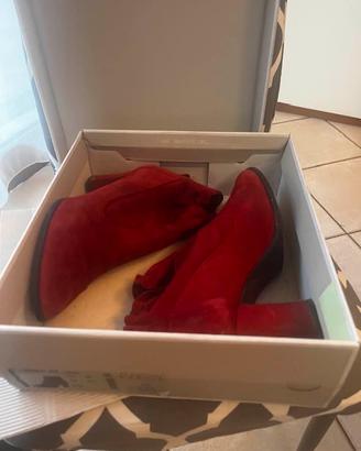 Stivaletti rossi Tamaris