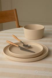 Set piatti in gres Marlena 12 pezzi