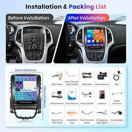 8Core4G+64G Wireless Carplay Android opel astra j