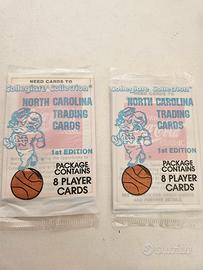 2 pacchetti North Carolina Trading Cards