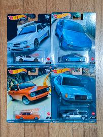Set 4 Hot Wheels premium Canyon