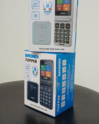 Brondi Flipper | Cellulare Dual SIM | Nuovo