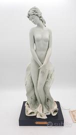 Statua scultura biscuit platino-oro - G. Visentin