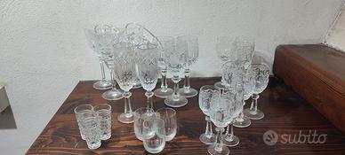 Servizio da Tavola in Cristallo/Vetro Molato