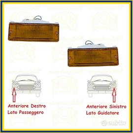 SET 2 FANALE FANALINO FRECCIA ANTERIORE SX DX PER 