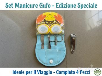 Set Manicure e Pedicure da Viaggio a Forma di Gufo