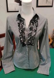 Camicia Studio B. sciancrata con volant – Medium