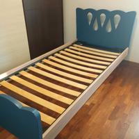 letto singolo con doghe per materasso 80 x 190 cm