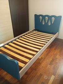 letto singolo con doghe per materasso 80 x 190 cm