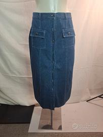 Gonna jeans media lunghezza 