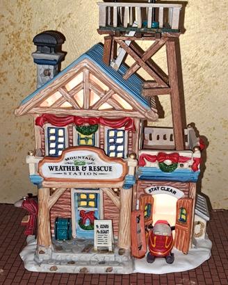 Lemax  Mountain Weather & Rescue Station 55258