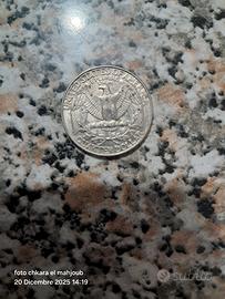 USA Quarter Dollar  25 Cents 1964 D Washington - A