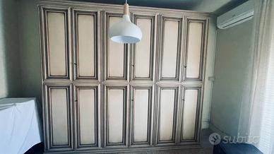 Armadio Classico a 6 ante a battente decorato
