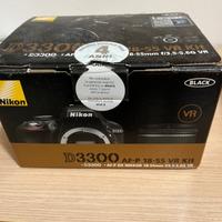 Nikon d3300 + set obiettivi + cavalletto