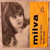45 giri Milva-La ragazza del fiume/Quattro vestiti