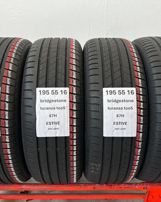 4 gomme 195 55 16 Bridgestone
