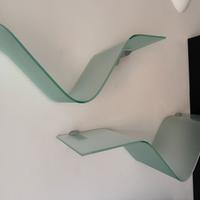 Mensole vetro satinato