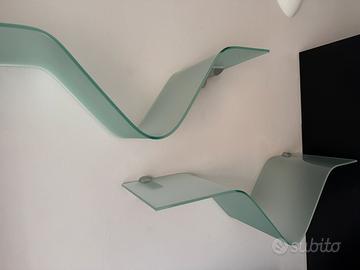 Mensole vetro satinato