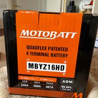 Batteria moto MOTOBATT MBYZ16HD