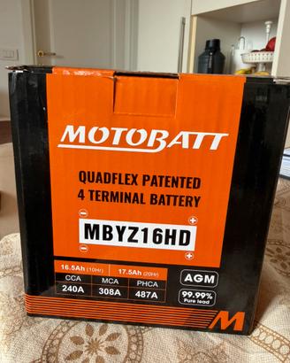 Batteria moto MOTOBATT MBYZ16HD