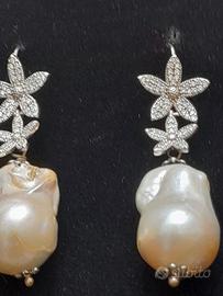 orecchine con perla scaramazze 