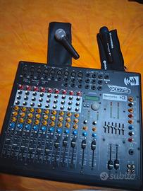 Mixer Montarbo XD75 con 2 microfoni (1 sennheiser)