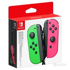Joycon Nintendo Verde e Rosa Originali NUOVO