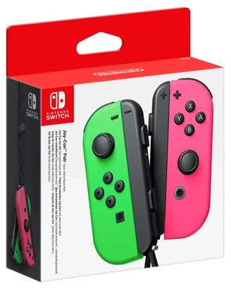 Joycon Nintendo Verde e Rosa Originali NUOVO