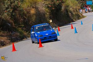 Fiat 500 Sporting da slalom o salita con carrello