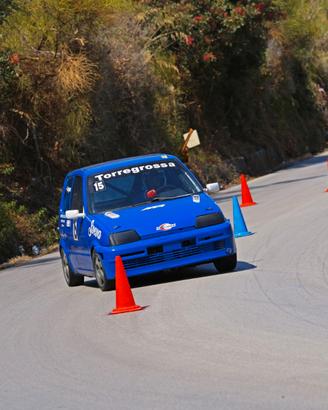 Fiat 500 Sporting da slalom o salita con carrello
