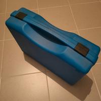 Valigia in plastica Blu 45x36x14cm