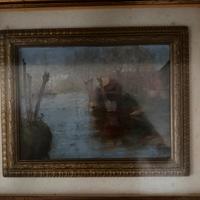 Quadro olio su tavola