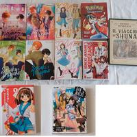 Lotto Manga misti primi numeri e libro manga