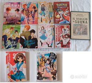 Lotto Manga misti primi numeri e libro manga