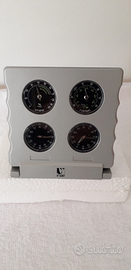 Orologio analogico da tavolo C'Art 2 fusi orario