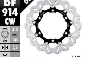 Disco freno anteriore GALFER DF914CW per TRIUMPH