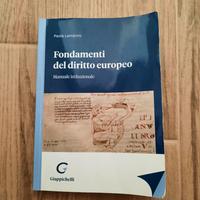 fondamenti del diritto europeo - Paola Lambrini