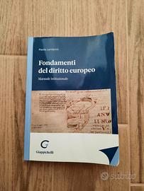 fondamenti del diritto europeo - Paola Lambrini